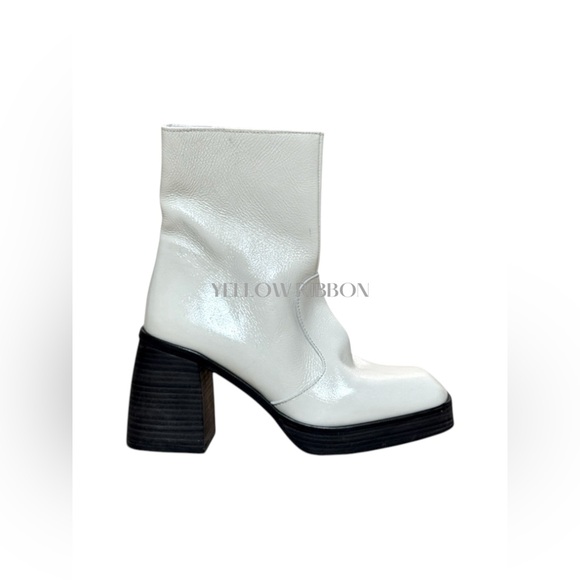 🆕 FREE PEOPLE | RUBY SHINE PLATFORM BOOTS | WHITE | SIZE: EU 39 (US 8-8.5) - Picture 5 of 12